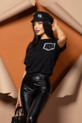 For Your Eyes Only T-Shirt Από Βαμβάκι - Black - Εικόνα 6