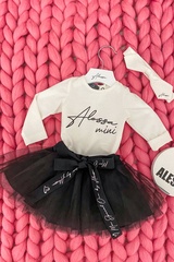 Urban princess Alessa mini φούστα tutu - μαύρη - Εικόνα 7