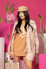Serene Drift Τζάκετ Bomber - Soft Beige - Εικόνα 11