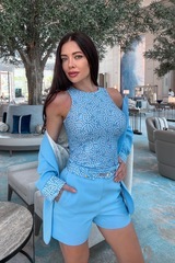 Over The Rainbow Τοπ - Luxury Blue - Εικόνα 4