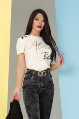 Alessa babe t-shirt - σαμπανί - Εικόνα 4