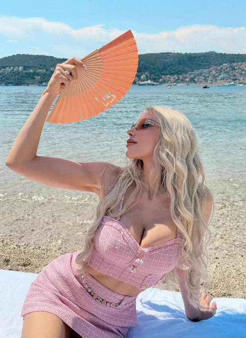 Casual Luxe Φούστα-Παντελόνι Από Μπουκλέ - Baby Pink