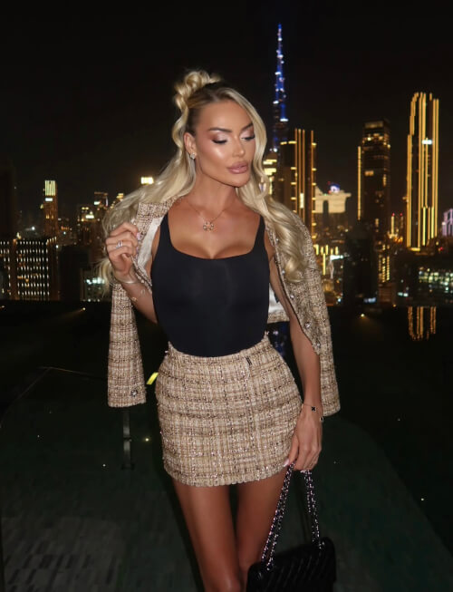 Casual Luxe Κοντό Μπλέιζερ Από Μπουκλέ - Gold