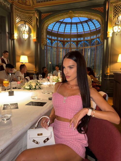 Signature Chic Φούστα-Παντελόνι  Από Μπουκλέ - Pink